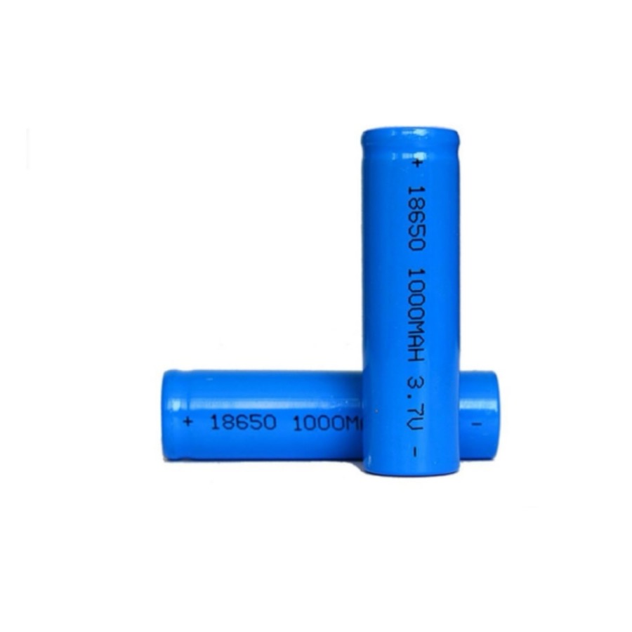 3.7V 1000mAh 18650 Li-Ion Rechargeable Battery