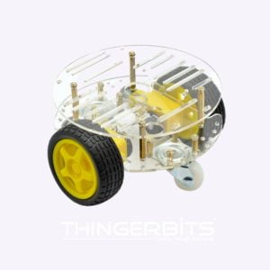 Buy 2wd Round Double Deck smart car Chassis