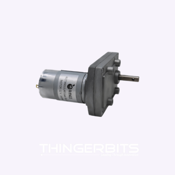 Buy Orange TT555 12V 7RPM Rectangular gearbox DC motor for DIY Project Encoder Compatible