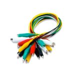 10x Mini Crocodile Clips Electrical, Insulated Small Alligator Clips