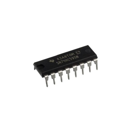 74LS595 8-bit Shift Register (74HC595) PDIP-16 - Image 1