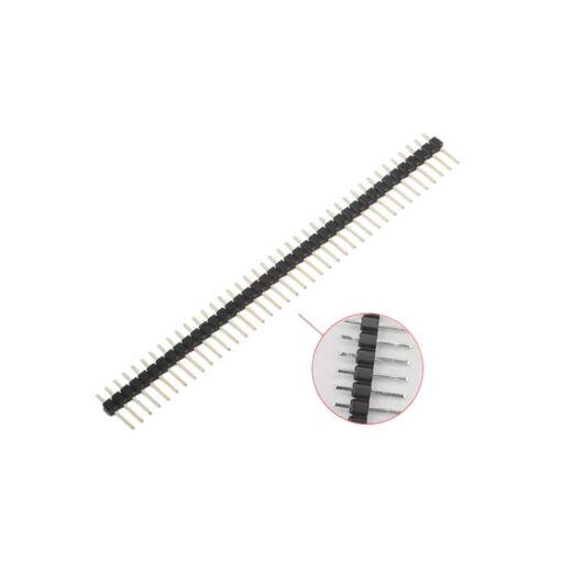 Long 40-pin Single row male headers 2.54mm - Image 1
