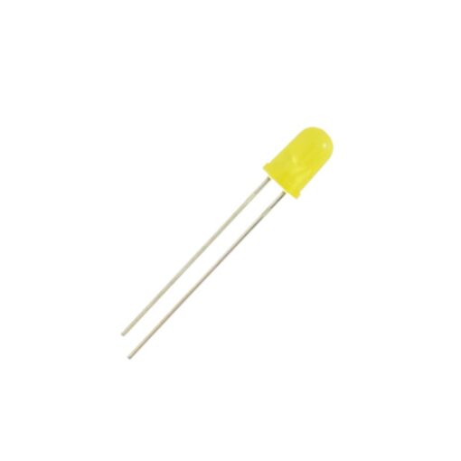 Yellow 5mm Diffused LED - Image 1