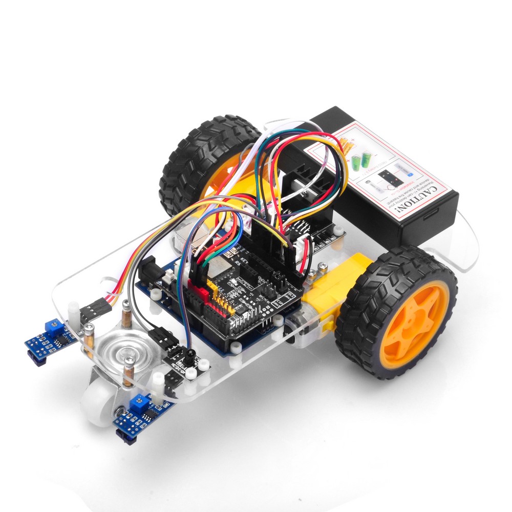 18 2WD Multifunctional Smart Robot Car Kit (L298N) - Image 1